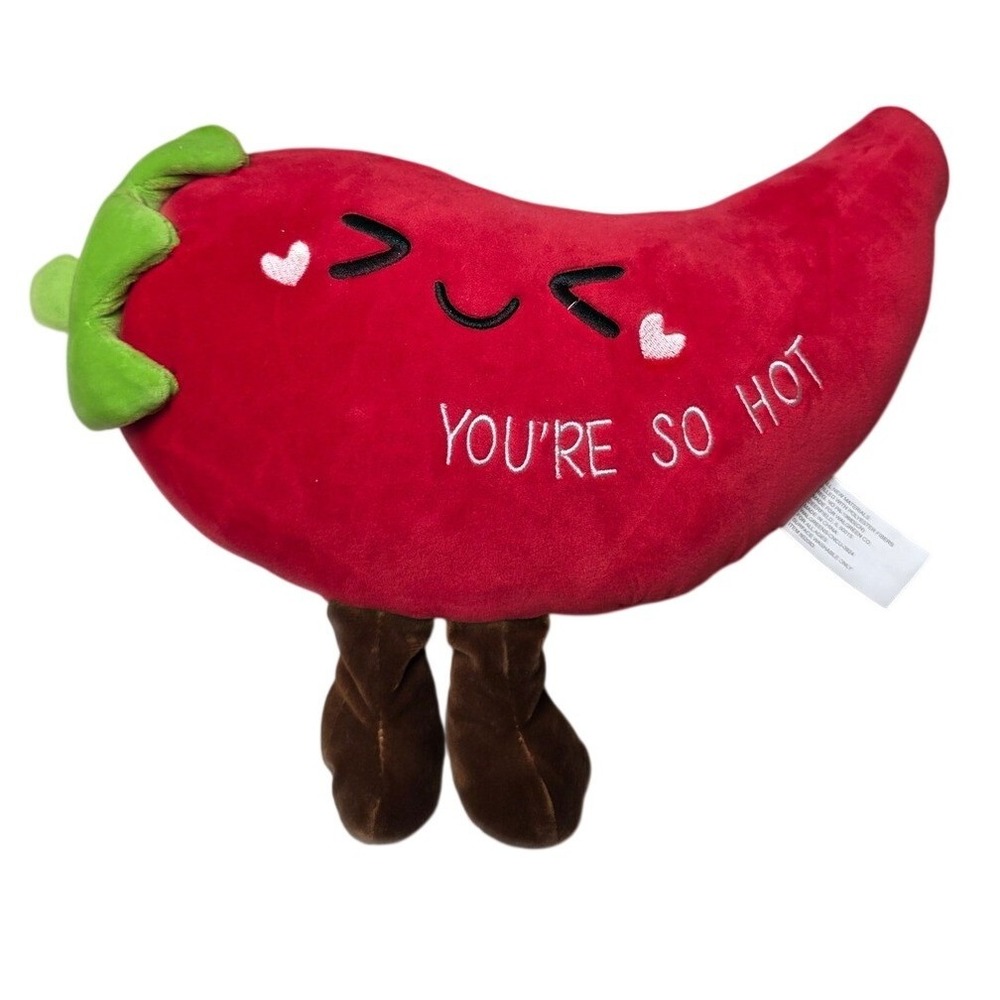 Walgreens Red Chili Pepper Plush You're So Hot Valentines Stuffed Toy 802083